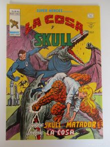 Comics: SUPER HEROES (1974, VERTICE) 100 · III-1979 · LA COSA Y SKULL. ENTRA: SKULL -LA COSA ** EXCELENTE**